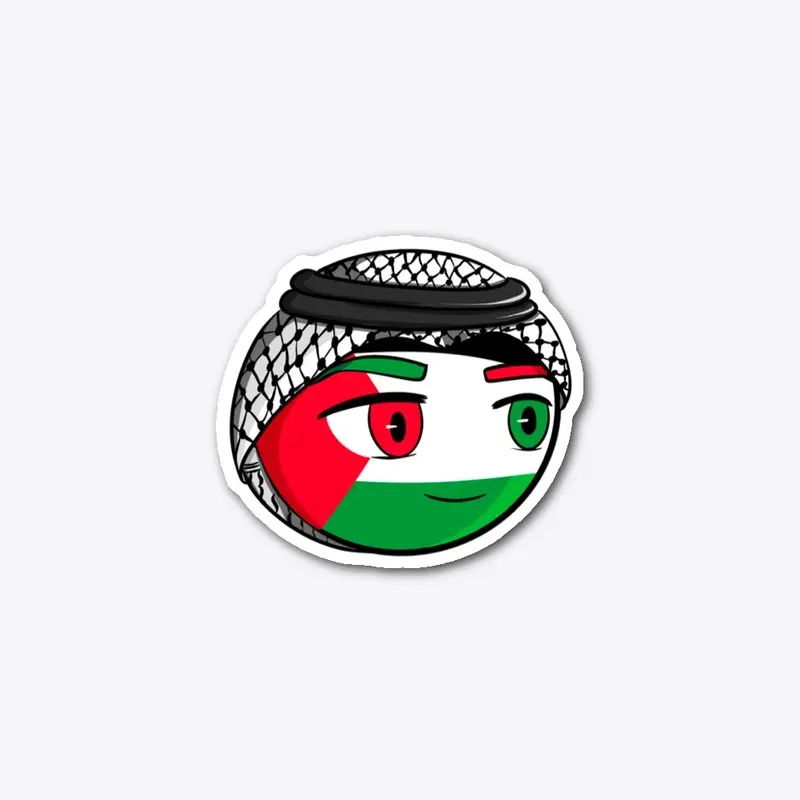 Palestine 🇵🇸 Cute ball [Sticker]