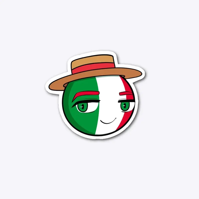 Italy 🇮🇹 Cute ball [Sticker]