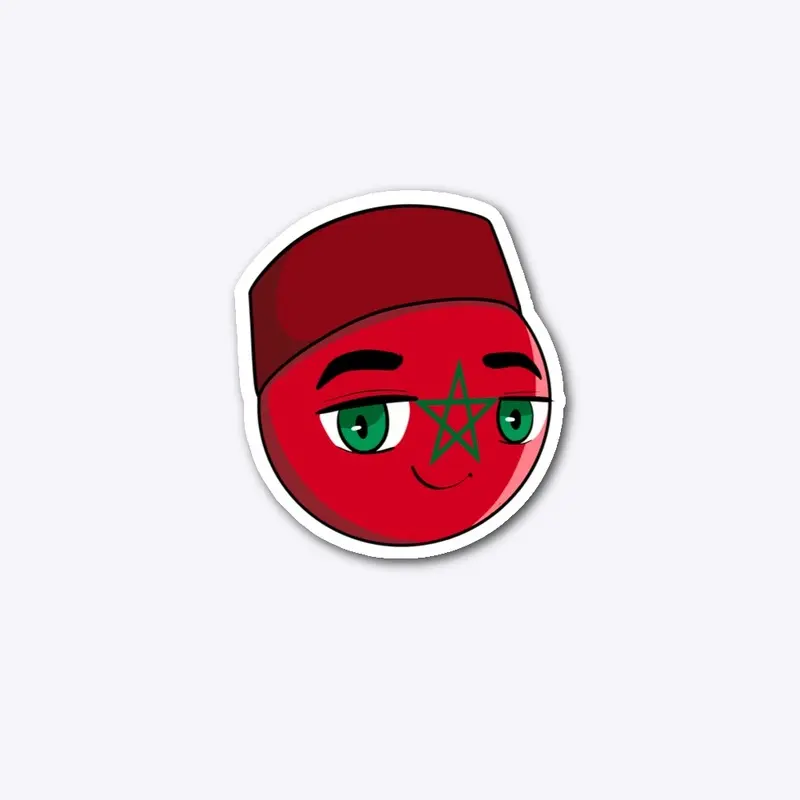 Morocco 🇲🇦 Cute ball [Sticker]