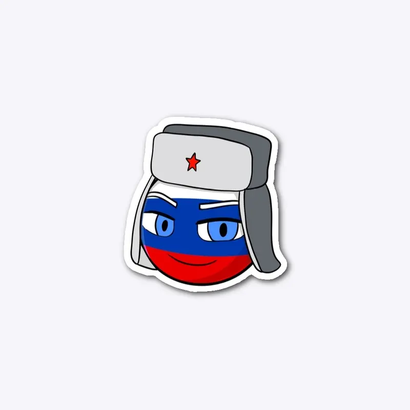 Russia 🇷🇺 Cute ball [Sticker]