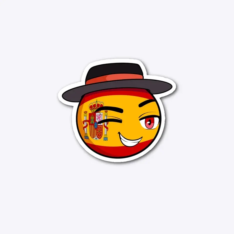 Spain 🇪🇸 Cute ball [Sticker]