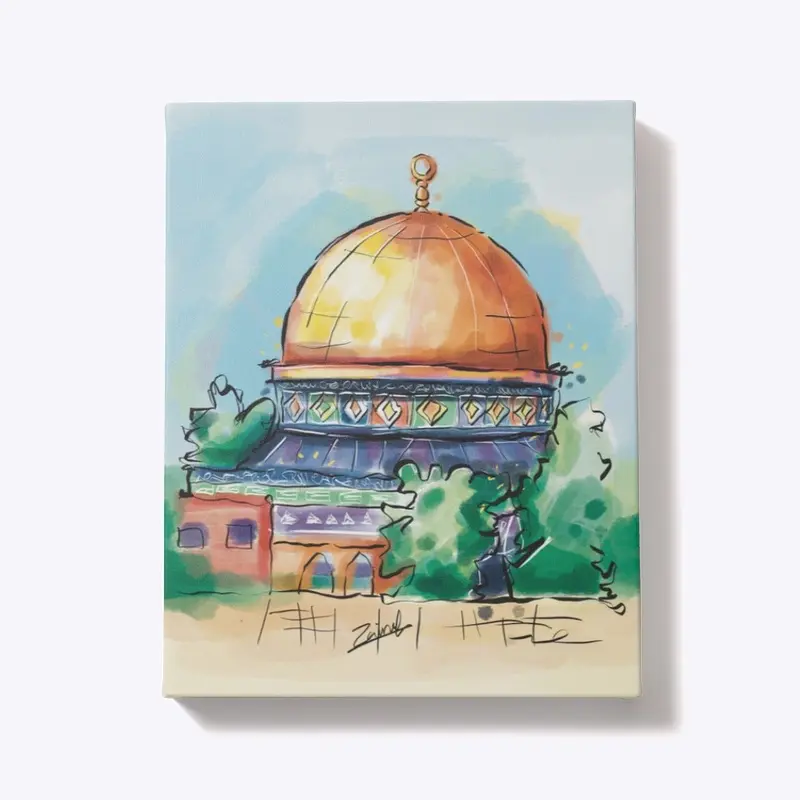 Dome of the Rock Canvas