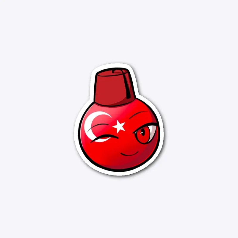 Turkiye 🇹🇷 Cute ball [Sticker]